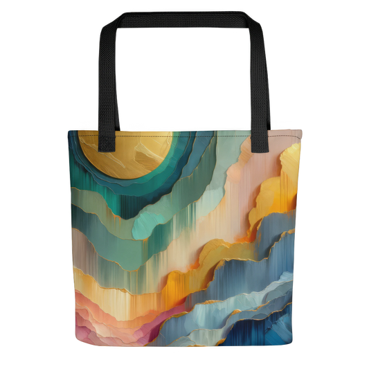 Abstract Art Tote Bag: Temporal Progression