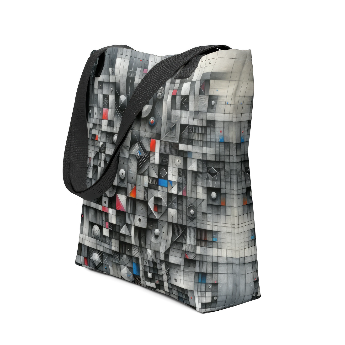 Abstract Art Tote Bag: Analytical Array