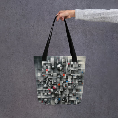 Abstract Art Tote Bag: Analytical Array