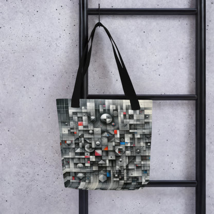 Abstract Art Tote Bag: Analytical Array