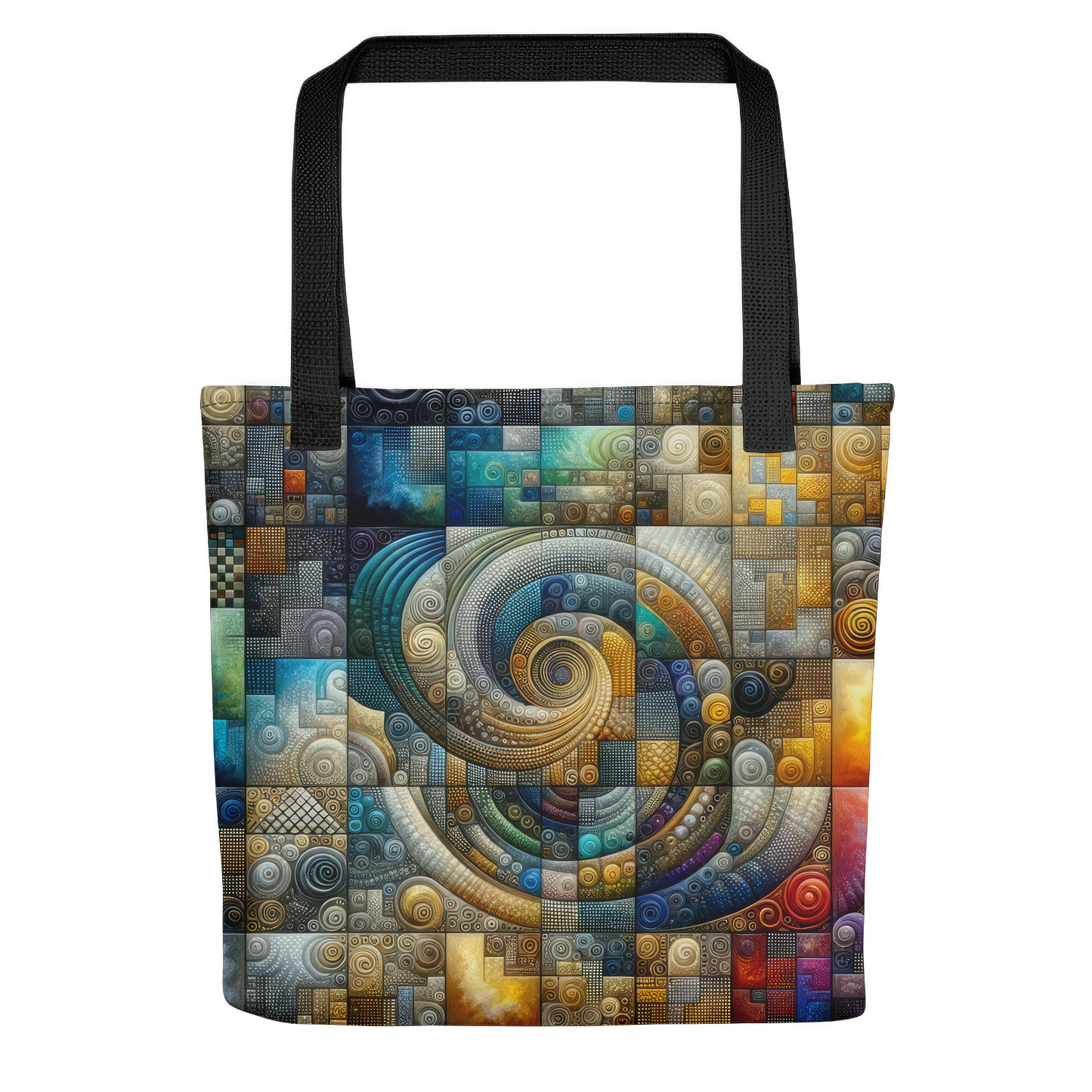 Abstract Art Tote Bag: Methodical Matrix