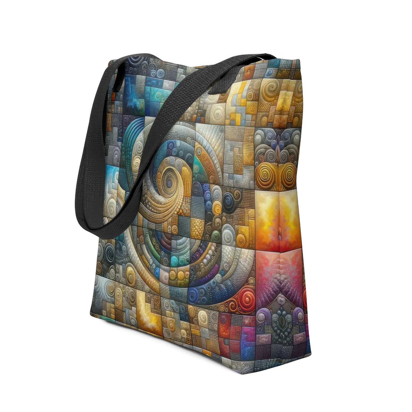 Abstract Art Tote Bag: Methodical Matrix