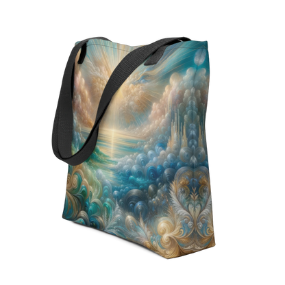 Abstract Art Tote Bag: Detailed Dreamscape