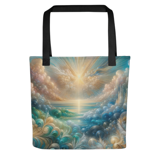 Abstract Art Tote Bag: Detailed Dreamscape