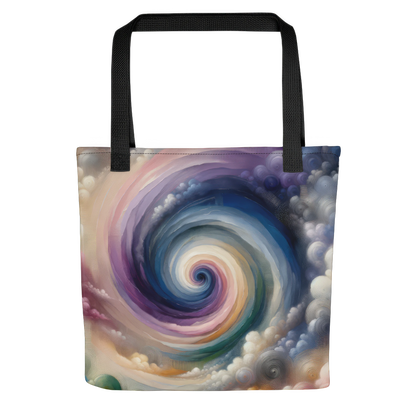 Abstract Art Tote Bag: Introspective Infinity