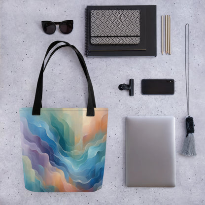 Abstract Art Tote Bag: Unveiling Veils