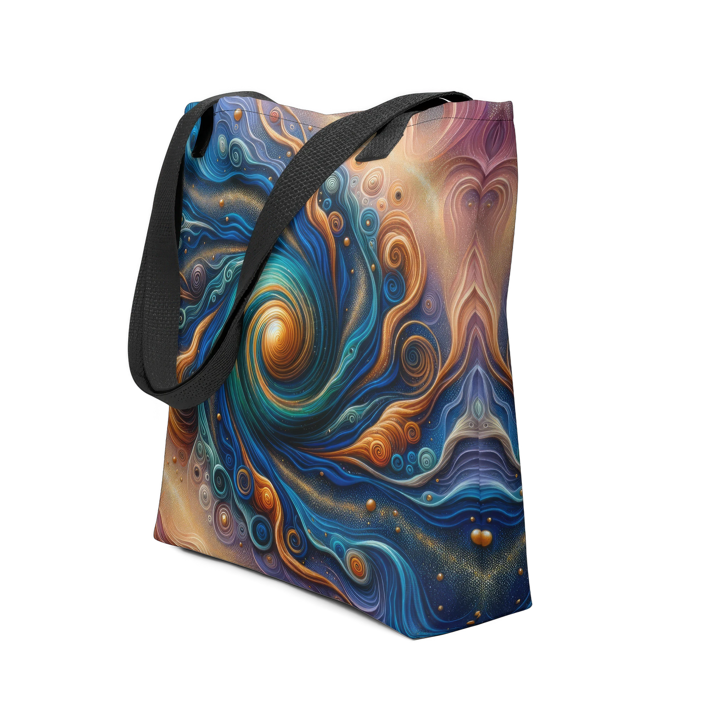 Abstract Art Tote Bag: Confluence of Consciousness