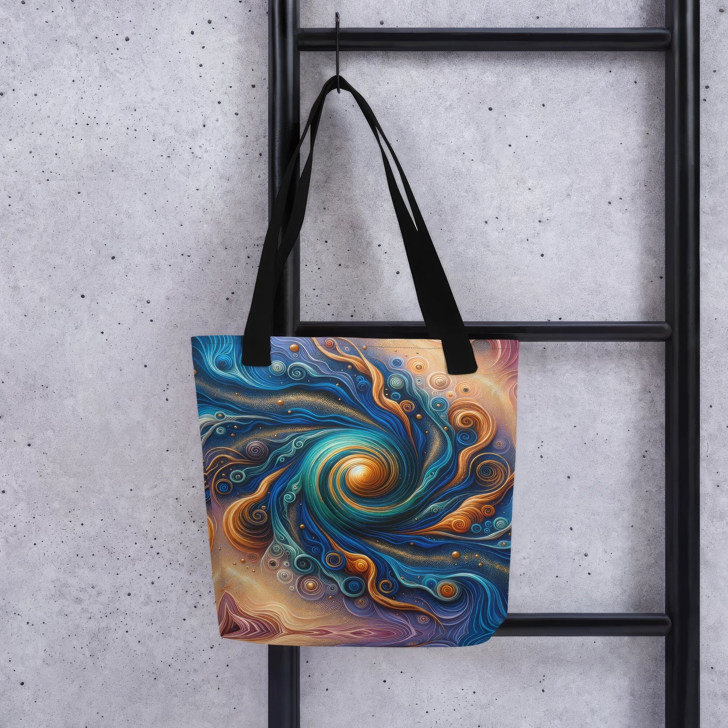 Abstract Art Tote Bag: Confluence of Consciousness