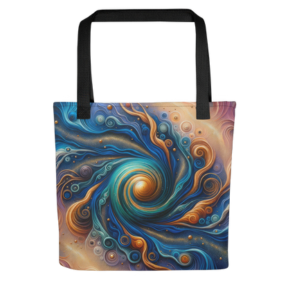 Abstract Art Tote Bag: Confluence of Consciousness