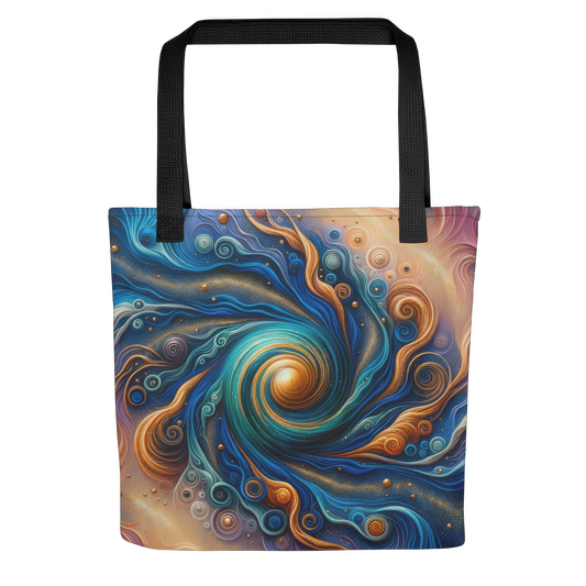 Abstract Art Tote Bag: Confluence of Consciousness