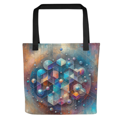 Abstract Art Tote Bag: Integrated Insights