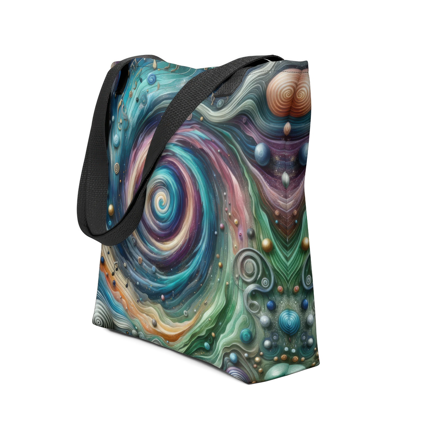 Abstract Art Tote Bag: Symphonic Synthesis