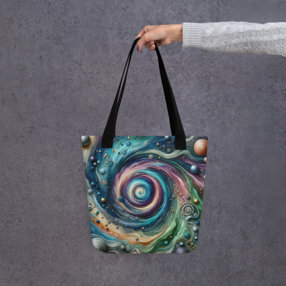 Abstract Art Tote Bag: Symphonic Synthesis