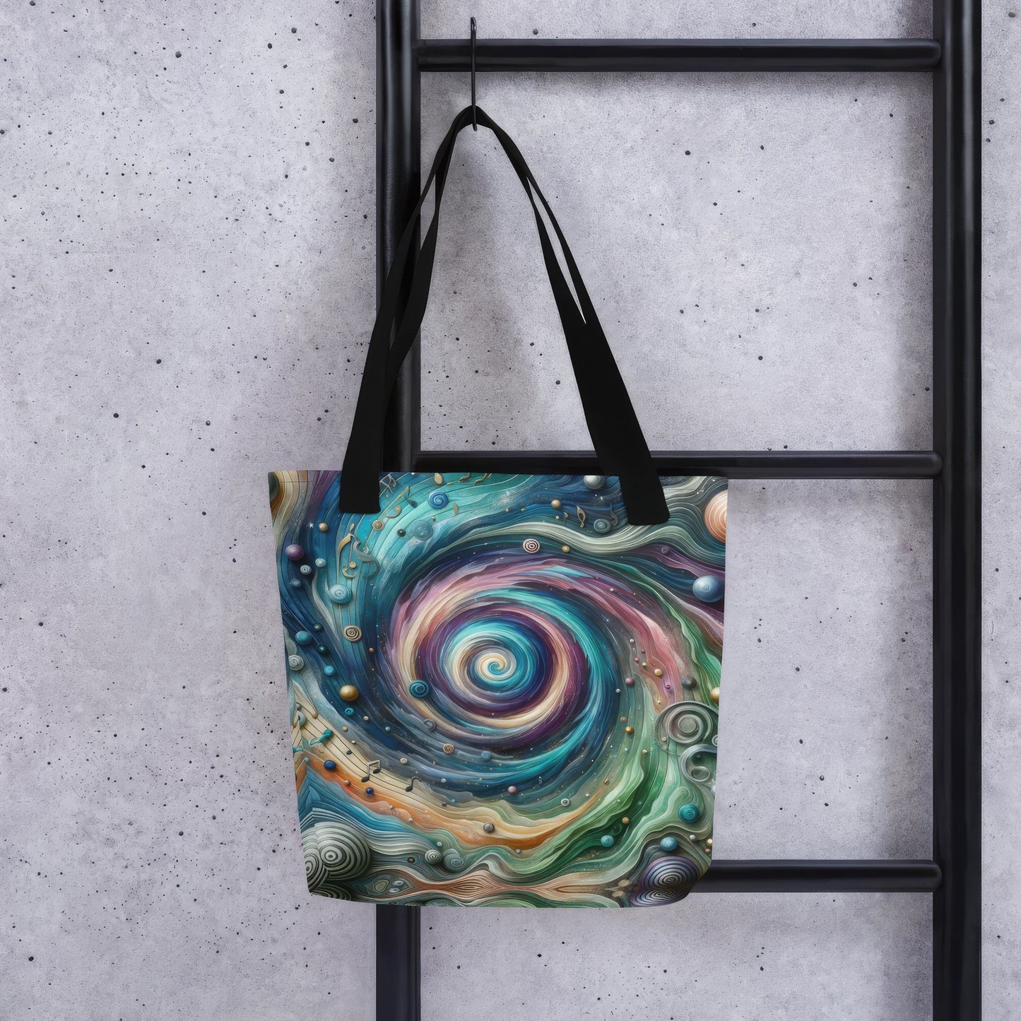 Abstract Art Tote Bag: Symphonic Synthesis