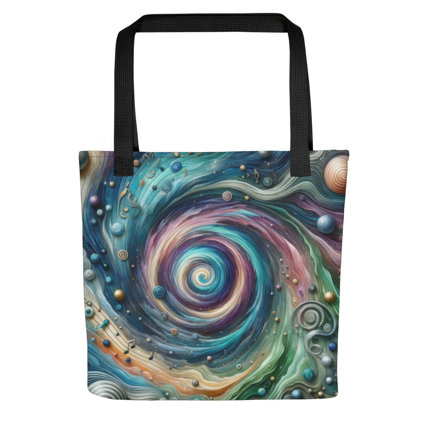 Abstract Art Tote Bag: Symphonic Synthesis