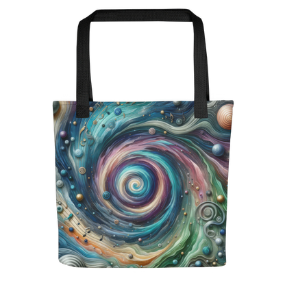 Abstract Art Tote Bag: Symphonic Synthesis