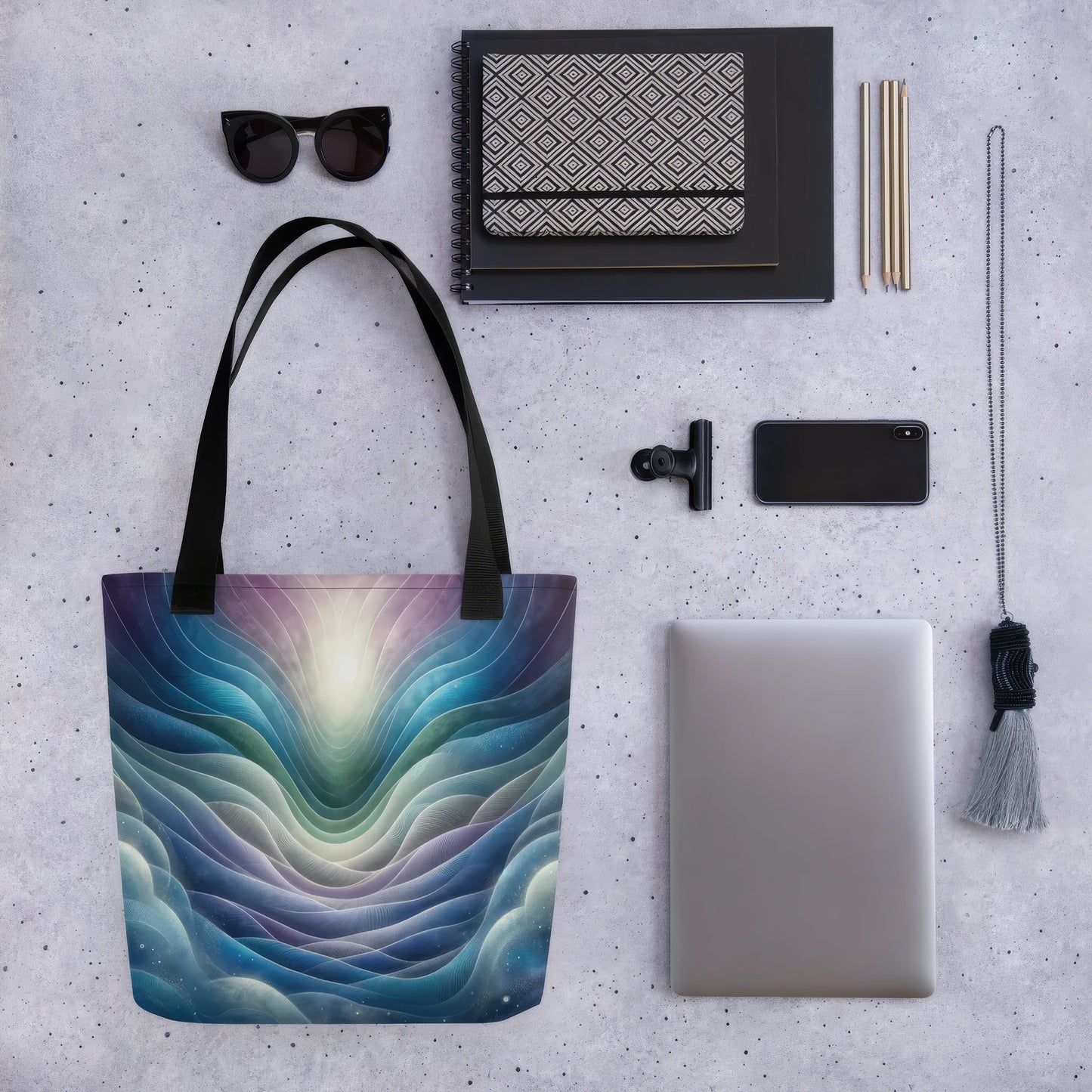 Abstract Art Tote Bag: Resonant Reverie