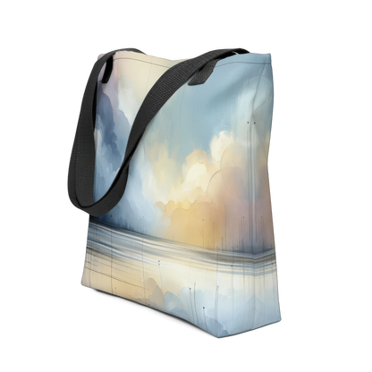 Abstract Art Tote Bag: Attentive Aether
