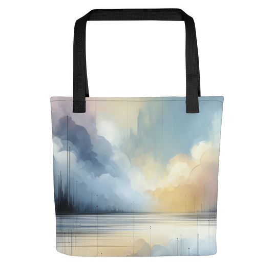 Abstract Art Tote Bag: Attentive Aether