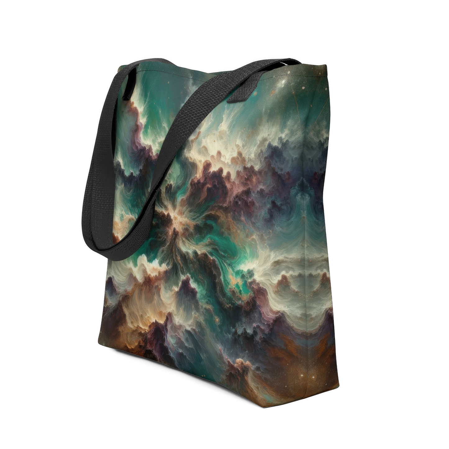 Abstract Art Tote Bag: Grounded Galaxy