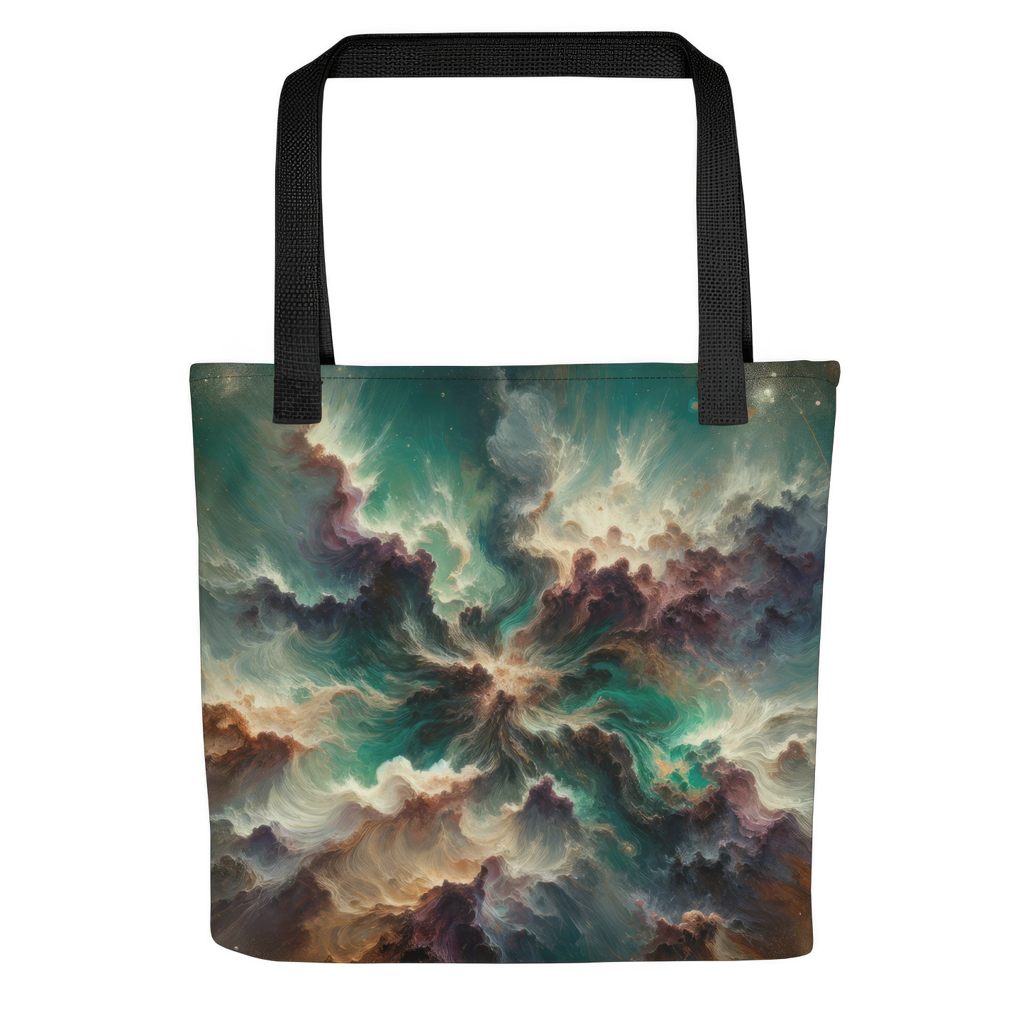 Abstract Art Tote Bag: Grounded Galaxy