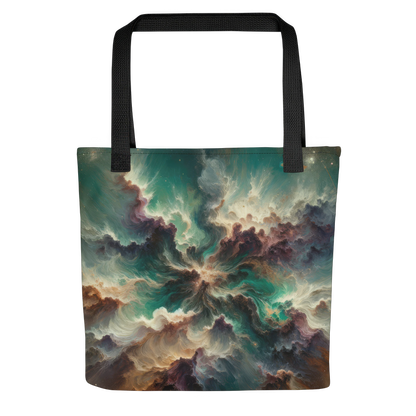 Abstract Art Tote Bag: Grounded Galaxy