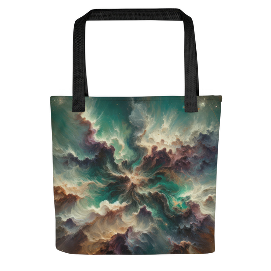 Abstract Art Tote Bag: Grounded Galaxy