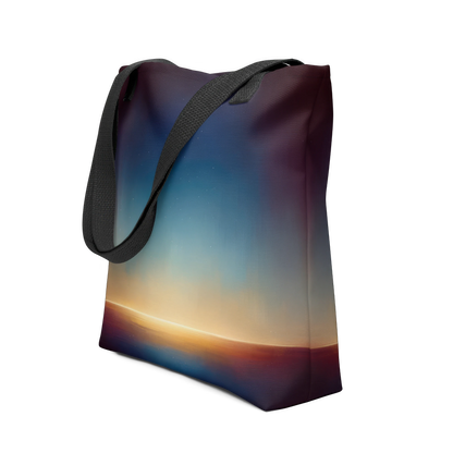 Abstract Art Tote Bag: Pensive Panorama