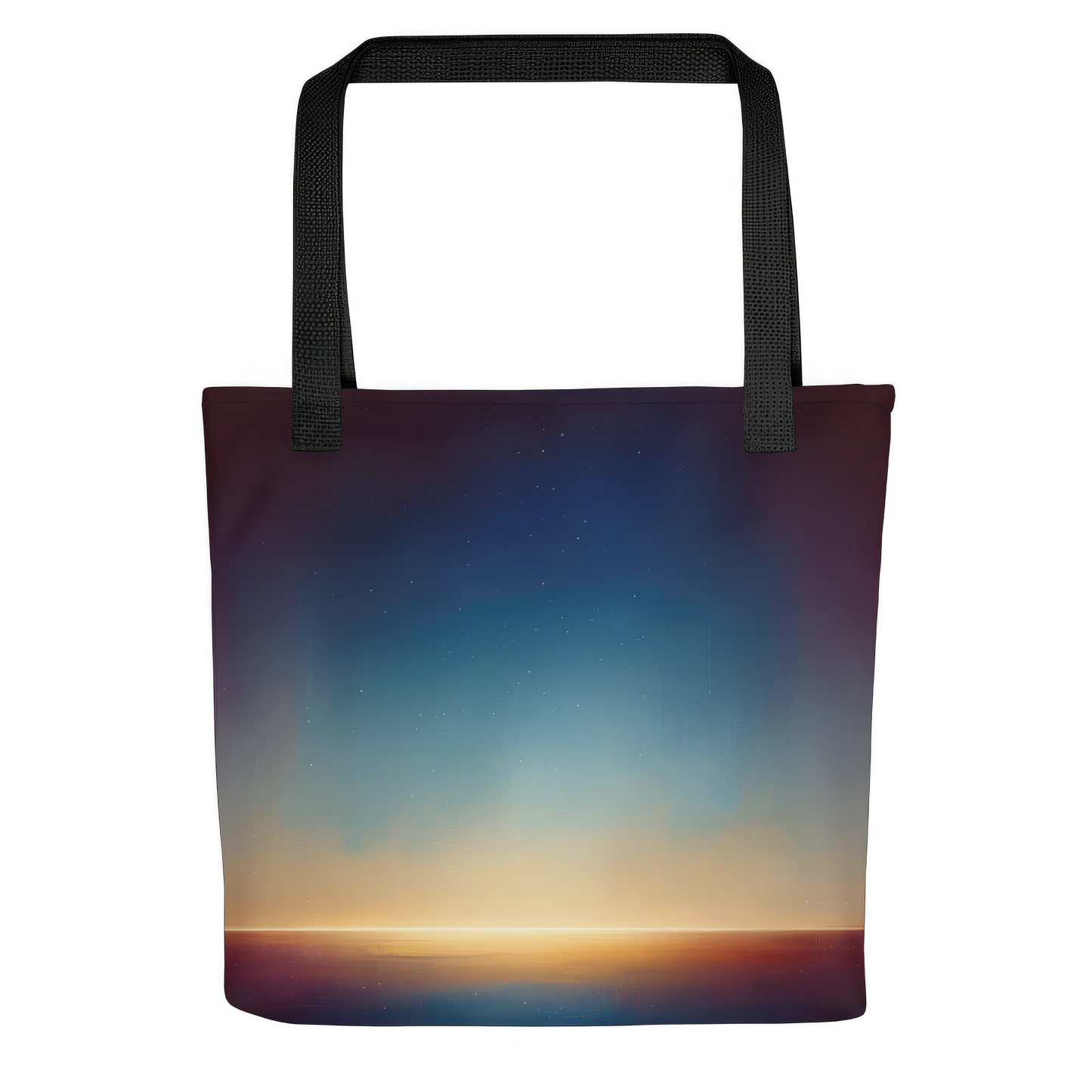 Abstract Art Tote Bag: Pensive Panorama