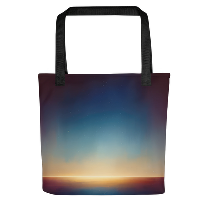 Abstract Art Tote Bag: Pensive Panorama