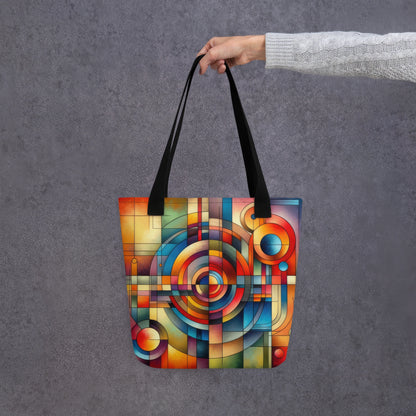 Abstract Art Tote Bag: Synthesis Spectrum