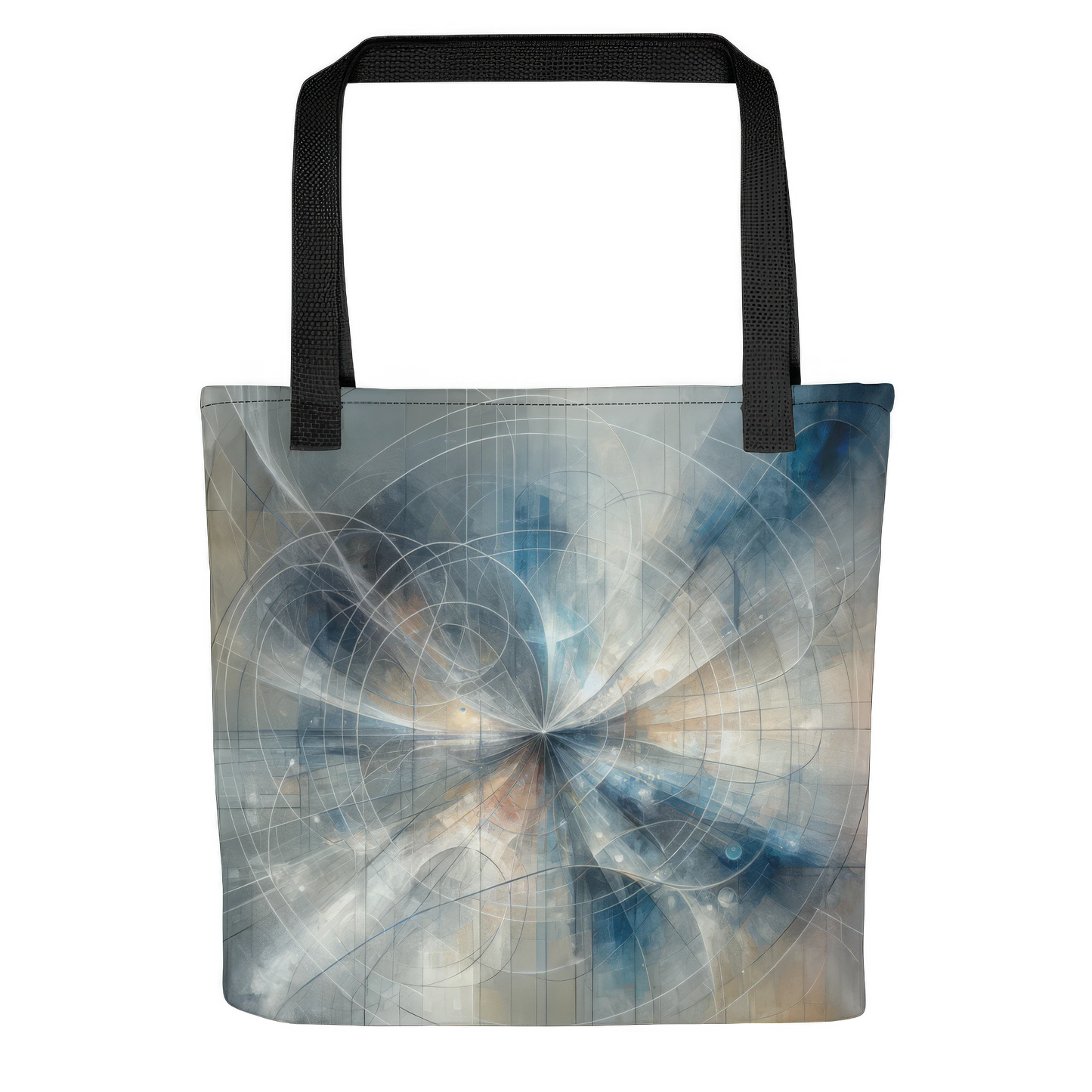 Sac fourre-tout d’art abstrait : Convergence contemplative