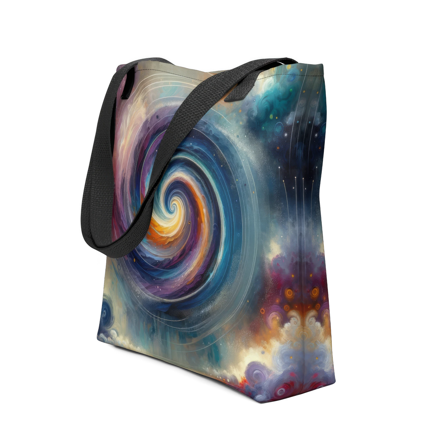 Abstract Art Tote Bag: Harmonic Symphony