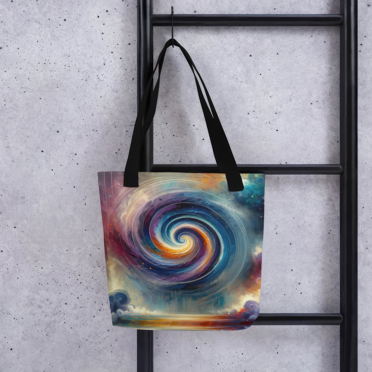 Abstract Art Tote Bag: Harmonic Symphony