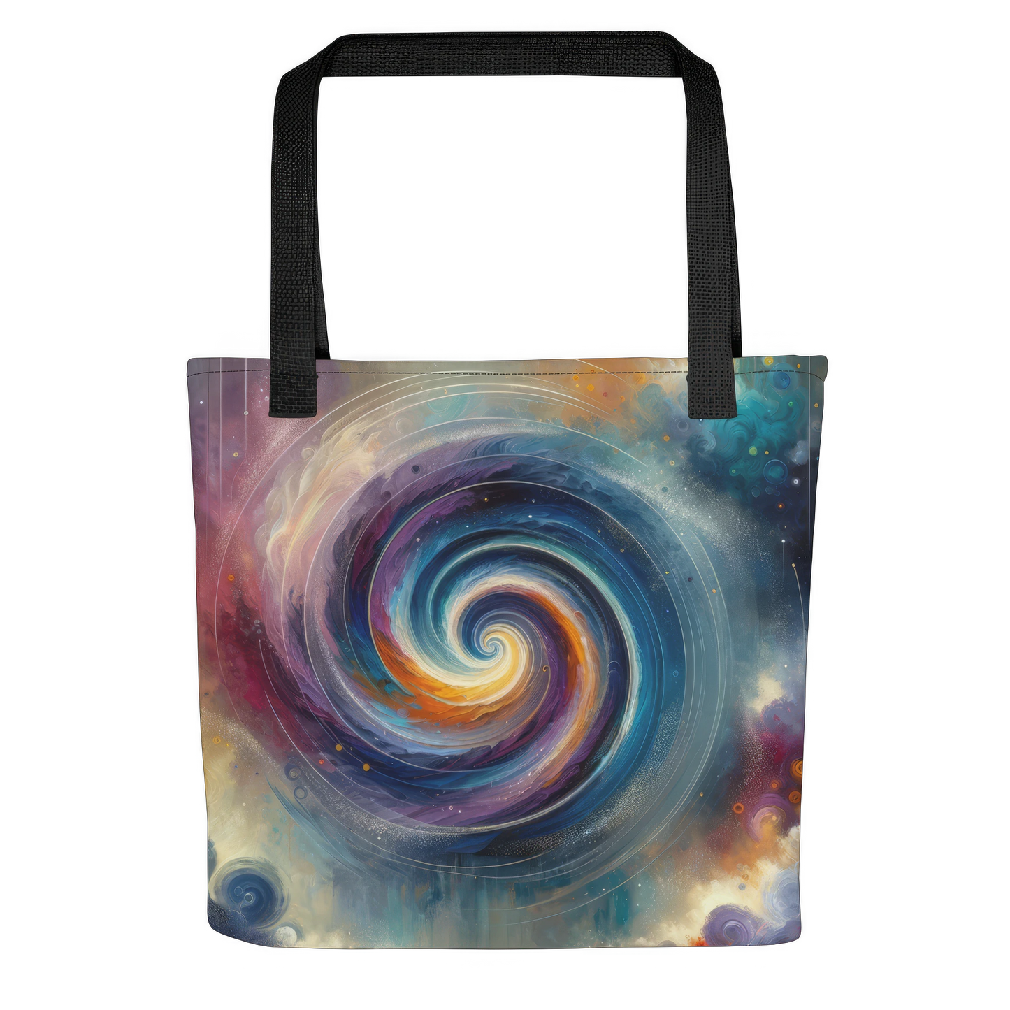 Abstract Art Tote Bag: Harmonic Symphony