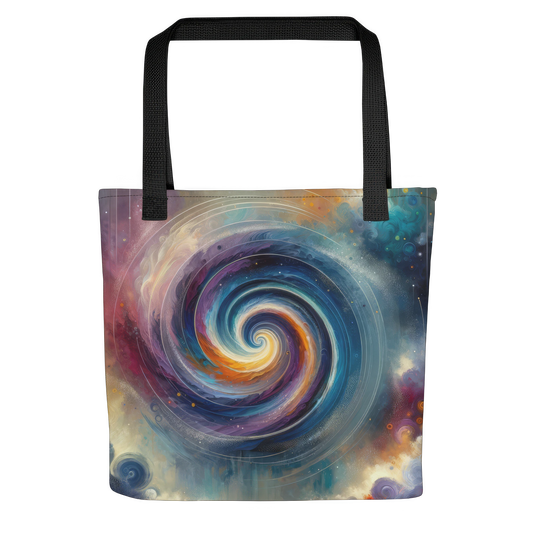 Abstract Art Tote Bag: Harmonic Symphony