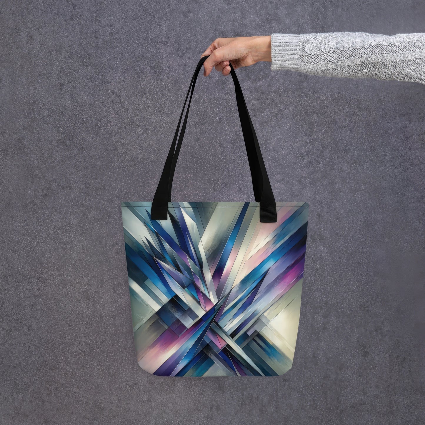 Abstract Art Tote Bag: Focused Flux