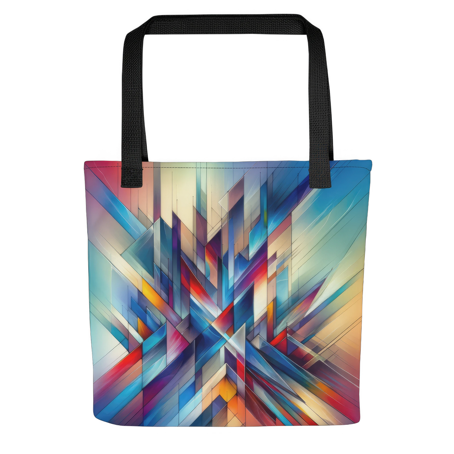 Abstract Art Tote Bag: Dynamic Synthesis Abstract