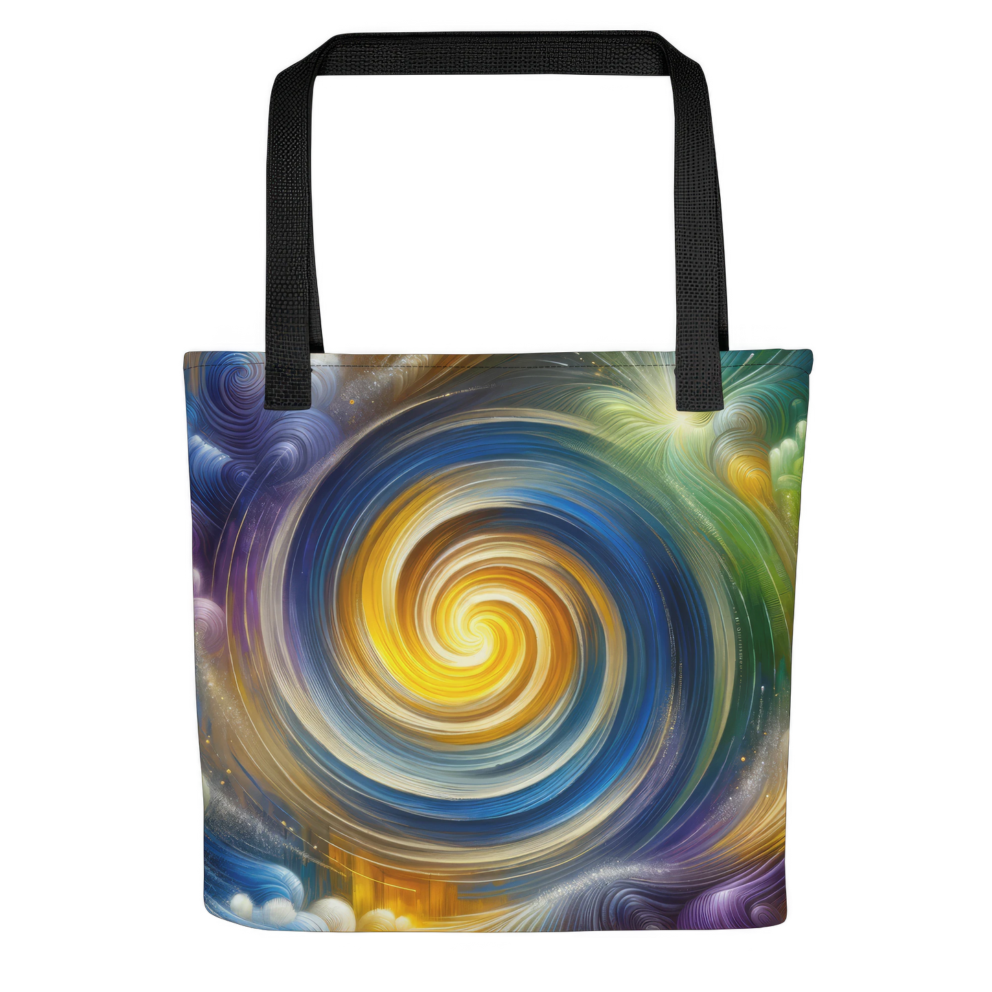 Abstract Art Tote Bag: Illuminated Integration