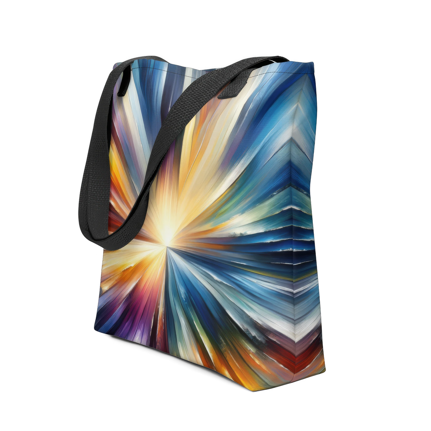 Abstract Art Tote Bag: Synthesis of Horizons