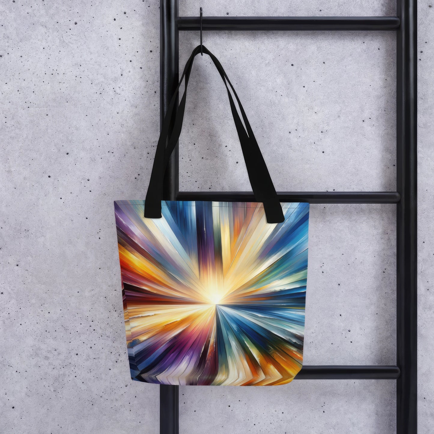 Abstract Art Tote Bag: Synthesis of Horizons