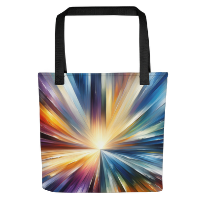 Abstract Art Tote Bag: Synthesis of Horizons