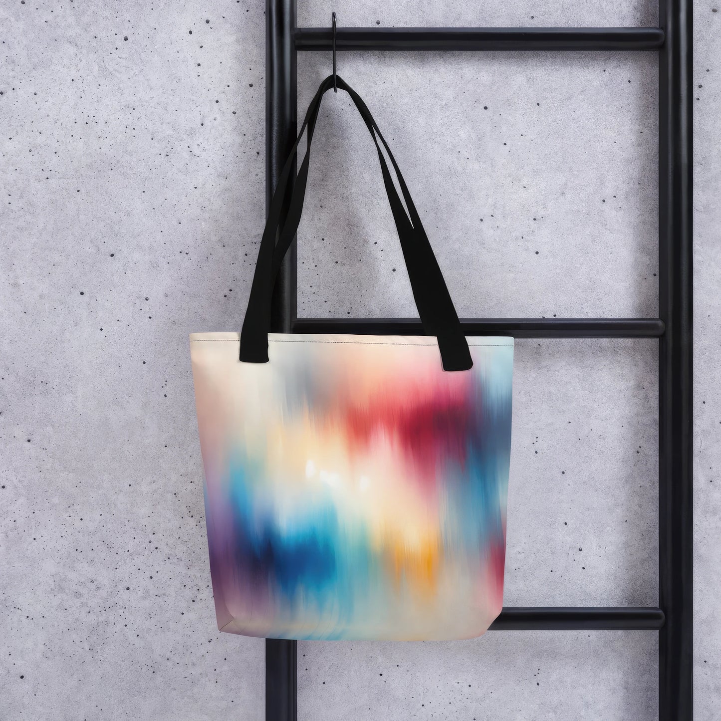 Abstract Art Tote Bag: Evolving Spectrum