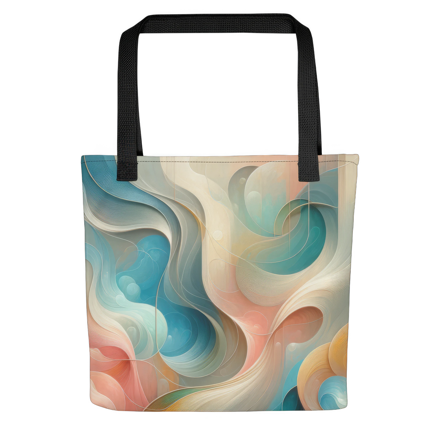 Abstract Art Tote Bag: Harmony in Motion