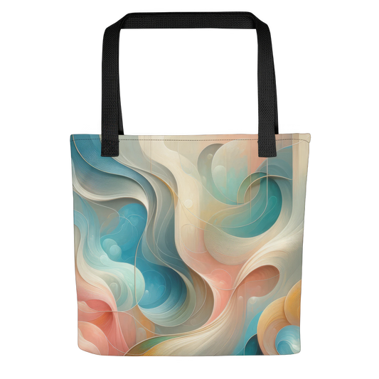 Sac fourre-tout d’art abstrait : Harmonie en mouvement