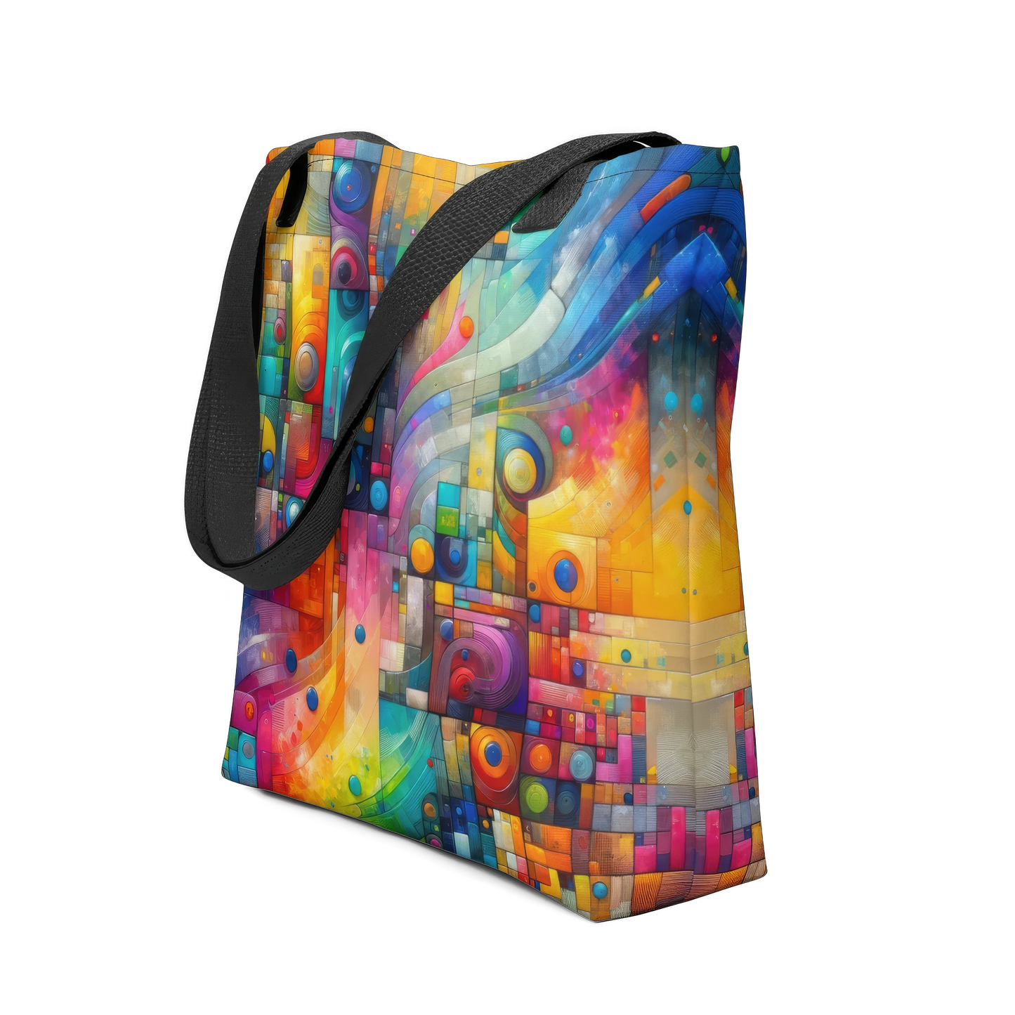 Abstract Art Tote Bag: Innovation Spectrum