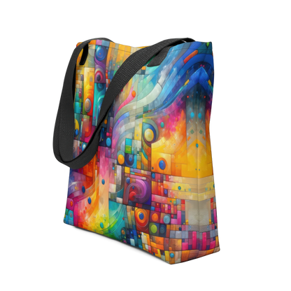 Abstract Art Tote Bag: Innovation Spectrum