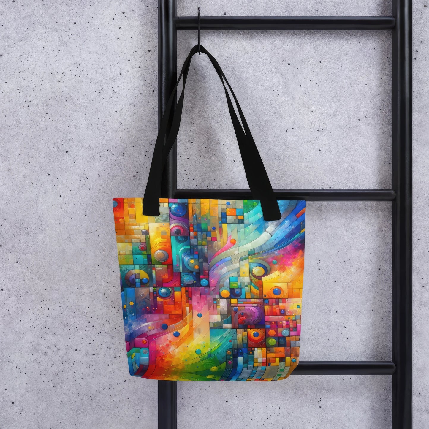 Abstract Art Tote Bag: Innovation Spectrum