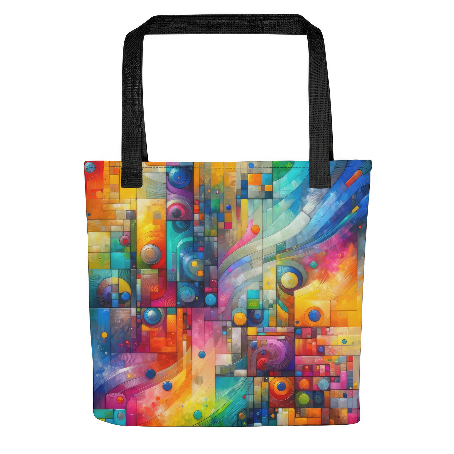 Abstract Art Tote Bag: Innovation Spectrum