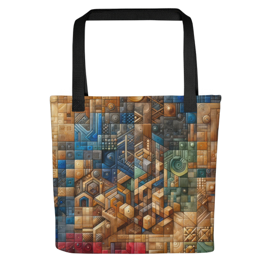 Sac fourre-tout d’art abstrait : Tapisserie de prospective